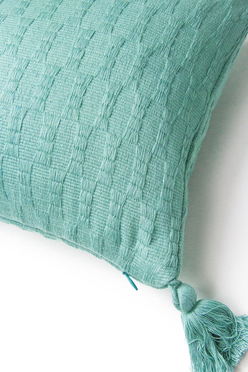 Antigua Pillow - Faded Aqua