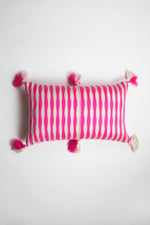 Antigua Pillow - Neon Pink and Yellow