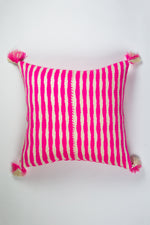 Antigua Pillow - Neon Pink and Yellow
