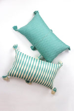 Antigua Pillow - Faded Aqua