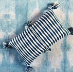 Antigua Pillow - Dark Teal Blue