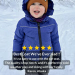 Car Seat Coat | The Road Coat Arctic - Royal Blue