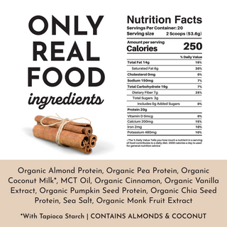 Vegan Snickerdoodle Protein Powder - By Baano