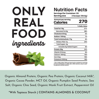 Vegan Mint Chocolate Protein Powder - By Baano