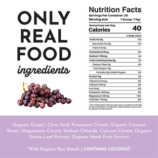 Grape Electrolytes - By Baano