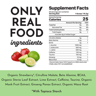 Strawberry Limeade Pre-Workout - By Baano