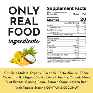 Caffeine Free Tropical Paradise Pre-Workout - By Baano