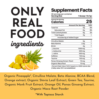 Orange Pineapple Pre-Workout - By Baano