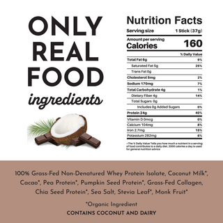 Coconut Chocolate Protein Powder Stick - By Baano