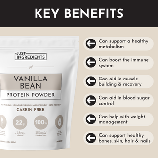 Vegan Vanilla Bean Protein Powder - By Baano