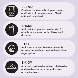 Mountain Berry Protein Powder Stick - By Baano