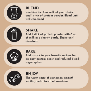 Snickerdoodle Protein Powder Stick - By Baano