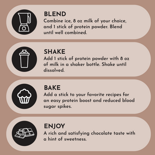 Chocolate Protein Powder Stick - By Baano