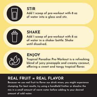 Tropical Paradise Pre-Workout - By Baano