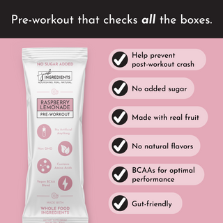 Raspberry Lemonade Pre-Workout Stick - By Baano