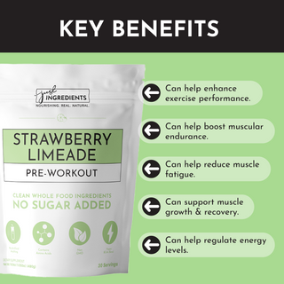 Strawberry Limeade Pre-Workout - By Baano