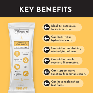 Orange Pineapple Electrolytes Stick - By Baano