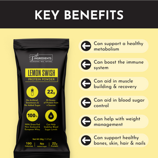 Lemon Swish Protein Powder Stick - By Baano