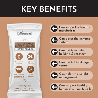 Roasted Peanut Butter Chocolate Protein Powder Stick - By Baano