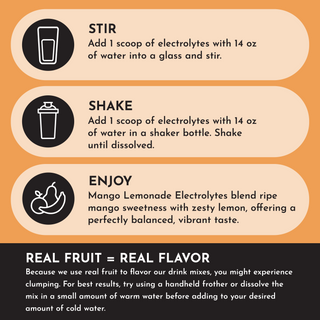 Mango Lemonade Electrolytes - By Baano