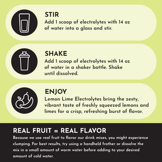Lemon Lime Electrolytes - By Baano