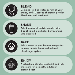 Vegan Mint Chocolate Protein Powder - By Baano