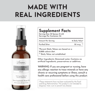 Colloidal Silver Spray - By Baano