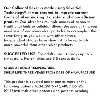 Colloidal Silver Spray - By Baano