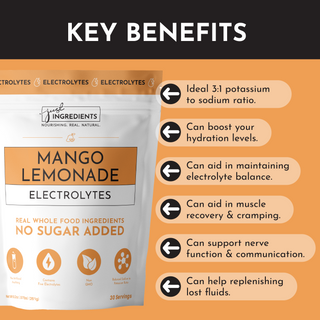 Mango Lemonade Electrolytes - By Baano