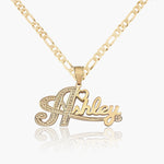 The Golden Swift Double Plated Name Necklace