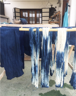 Indigo Shibori Towel