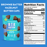 PRE-ORDER: Dark Chocolate Brownie Batter Hazelnut Butter Hearts (3 Bags)