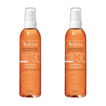 Avene Huile Solaire Sun Care Oil Spf 30 200 ml Tanning Oil -2 Pack Chivela