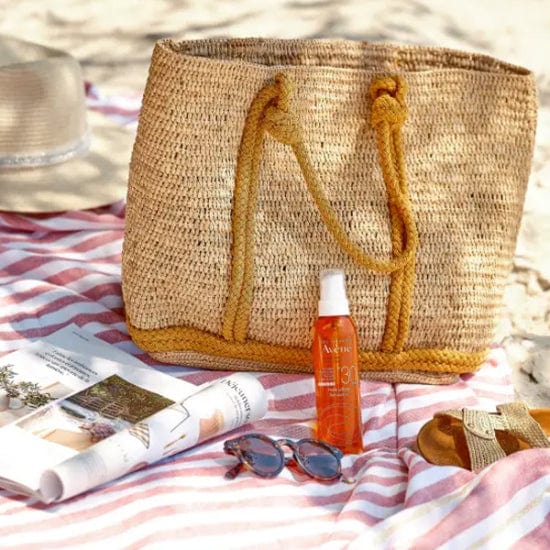 Avene Huile Solaire Sun Care Oil Spf 30 200 ml Tanning Oil -3 Pack Chivela