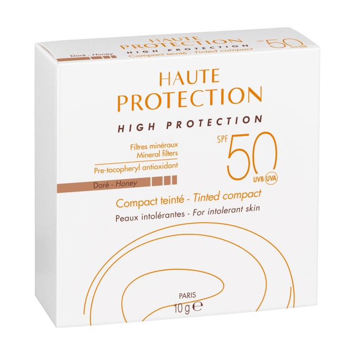 Avene Tinted Compact Dore Spf 50 10 gr Tinted Sunscreen -2 Pack Chivela