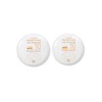 Avene Tinted Compact Dore Spf 50 10 gr Tinted Sunscreen -2 Pack Chivela