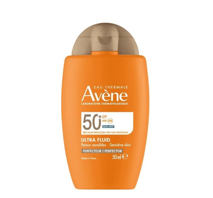 Avene Ultra Fluid Perfector Spf 50+ Skin Tone Evening Tinted Sunscreen 50 ml - By Baano