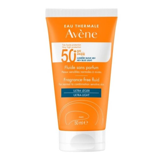 Avene Eau Thermale Sun Protect Emulsion SPF 50 Mixed & Oily 
Sensitive Skin 50 Ml