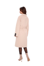 Chester Premium Wool Cashmere Coat in Praline