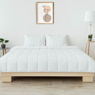 Cooling Comforter Set – Temperature-Regulating Eucalyptus Silk Comforter & Pillow Shams ecobrands®