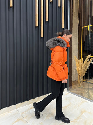 Genuine Silver Fox Down Fill Jacket - By Baano