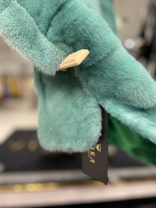 Genuine Scandinavian Mink Fur Poncho - By Baano
