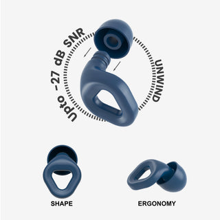 ZENZ - Unwind Earplugs - Lagoon Navy