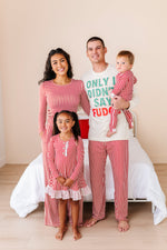 Red Stripes | ZIP ROMPER - By Baano