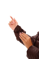 Espresso Shine Insulated Bio-Down Puffer