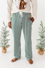 Green Stripes | MEN’S PJ Pants - By Baano