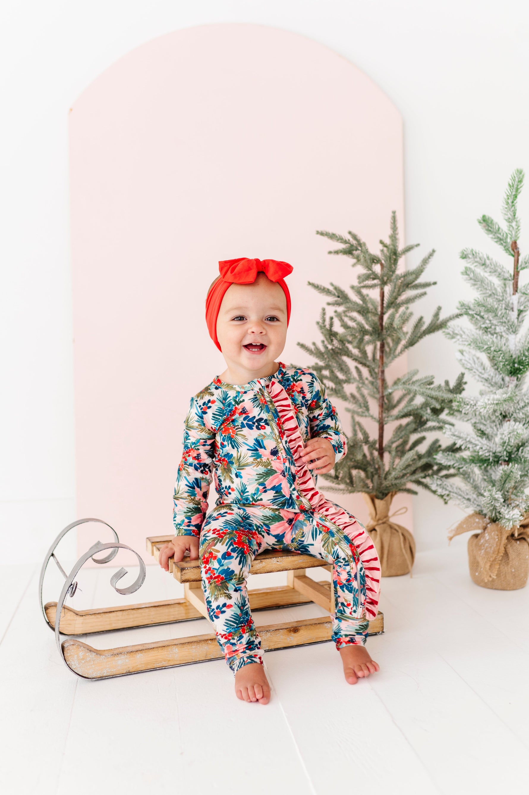 Holly Floral | ZIP ROMPER - By Baano