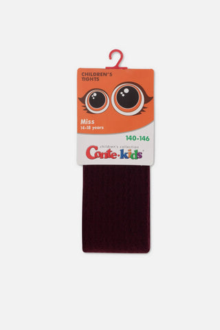 Conte-Kids Cotton Tights Miss 618 - Mesh Pattern - By Baano