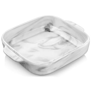 Marble Grey Rectangular Baking Dish for Casseroles