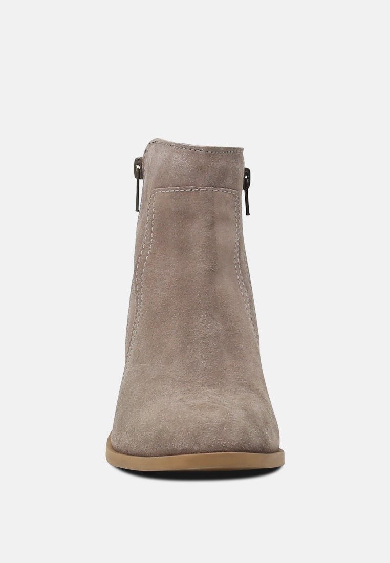 Bauena Ankle Boots With Zip Closure